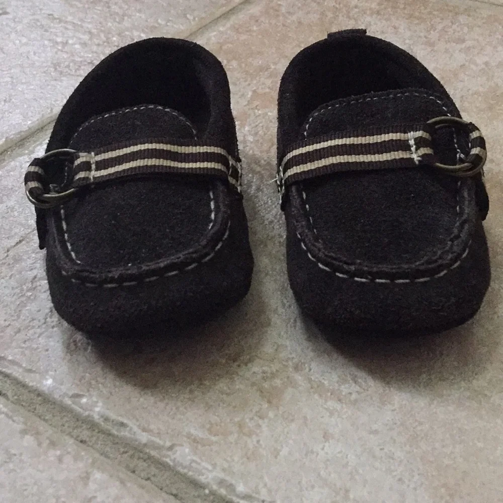 Koala Baby Boys Suede Loafer Moccasin Slippers